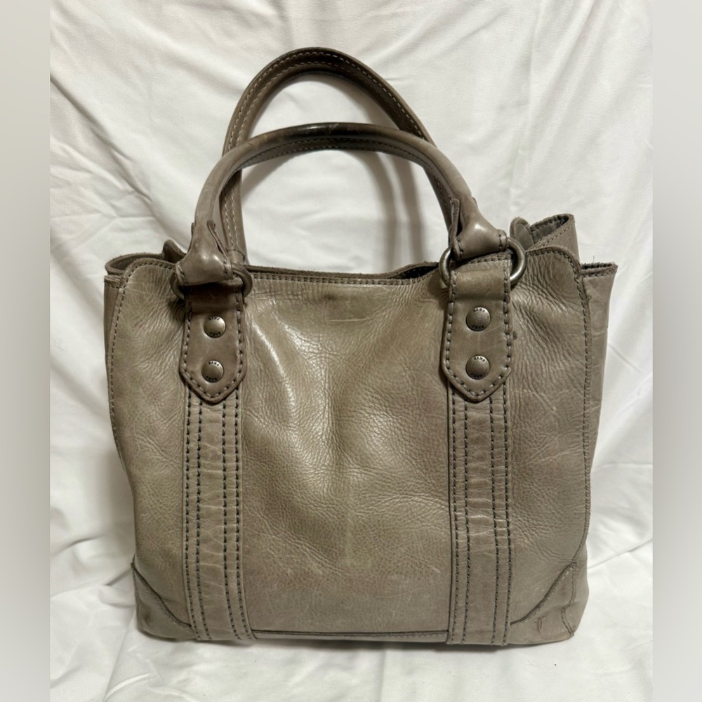 Frye Taupe Leather Tote Bag